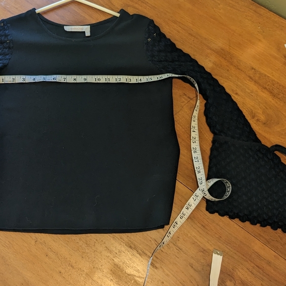 SeeByChloe made in Portugal black sweater with flared sleeves. size 38 - Picture 4 of 12